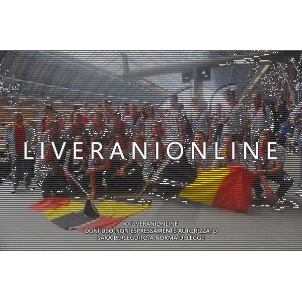 The Belgian Olympic Team departing the Eurostar Terminal on their return home. ©photoshot/Agenzia Aldo Liverani Sas - ITALY ONLY - La squadra olimpica Belga vincitori delle medaglie olimpiche alle olimpiadi di Londra, in partenza dal terminal dell\'Eurostar per il loro ritorno a casa in Belgio.