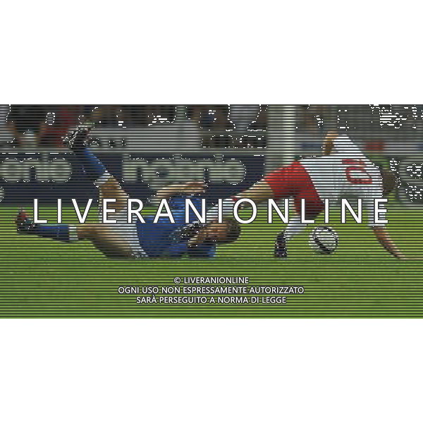 Amichevole Berna (Svizzera) - 15.08.2012 Italia-Inghilterra Nella Foto:de rossi-cleverley /Ph.Vitez-Ag. Aldo Liverani