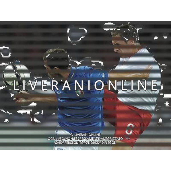 Amichevole Berna (Svizzera) - 15.08.2012 Italia-Inghilterra Nella Foto:destro-jagielka /Ph.Vitez-Ag. Aldo Liverani