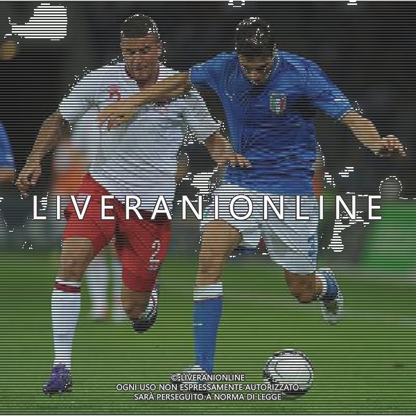 Amichevole Berna (Svizzera) - 15.08.2012 Italia-Inghilterra Nella Foto:peluso federico-walker /Ph.Vitez-Ag. Aldo Liverani