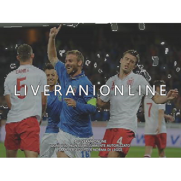 Amichevole Berna (Svizzera) - 15.08.2012 Italia-Inghilterra Nella Foto:de rossi esulta /Ph.Vitez-Ag. Aldo Liverani