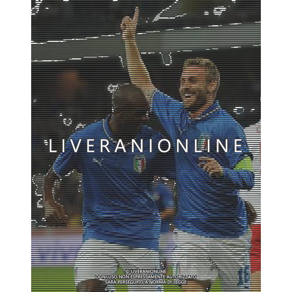 Amichevole Berna (Svizzera) - 15.08.2012 Italia-Inghilterra Nella Foto:de rossi esulta /Ph.Vitez-Ag. Aldo Liverani