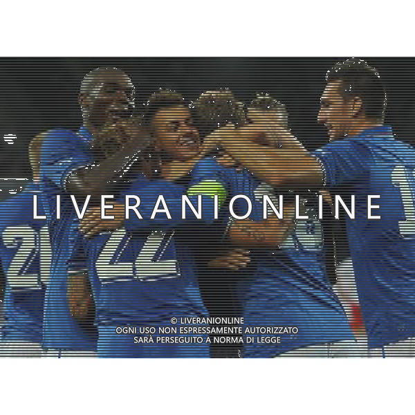 Amichevole Berna (Svizzera) - 15.08.2012 Italia-Inghilterra Nella Foto:de rossi esulta /Ph.Vitez-Ag. Aldo Liverani