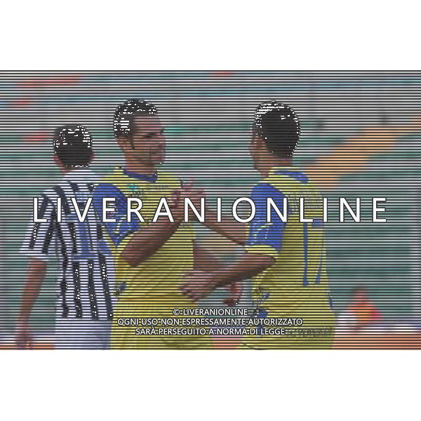 VERONA 18 AGOSTO 2012 CHIEVO - ASCOLI COPPA ITALIA TIM CUP 2012/2013 NELLA FOTO: ESULTANZA DOPO IL GOL DI SERGIO PELLISSIER ©GARBUIO/AG. ALDO LIVERANI S.A.S.