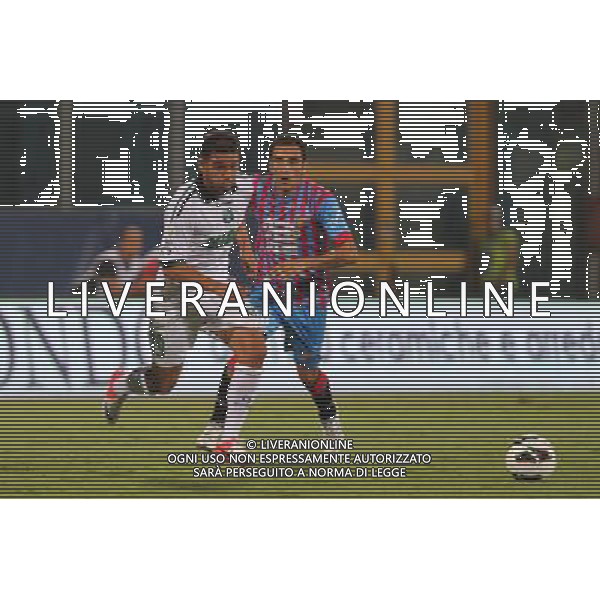 18-08-12 Catania : Catania - Sassuolo coppa italia tima 2012-13 Nella foto: troianello in azione seguito da lodi GIUSEPPE SERGI/AG ALDO LIVERANI SAS 
