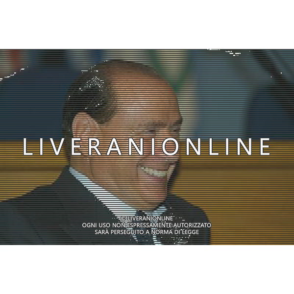 BRESCIA AUDITORIUM CALINI 05/06/2003 CANDIDATURA DI VIVIANA BECCALOSSI ALLE AMMINISTRATIVE SOSTENUTA DALLA CASA DELLE LIBERTA\' NELLA FOTO SILVIO BERLUSCONI FOTO FILIPPO VENEZIA/AGENZIA ALDO LIVERANI