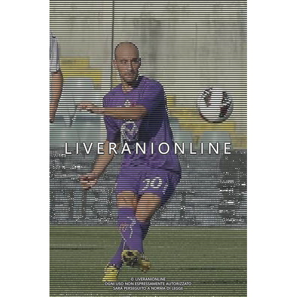 FIRENZE, 18 AGOSTO 2012 COPPA ITALIA TIM CUP 2012 2013 FIORENTINA NOVARA NELLA FOTO: BORJA VALERO FOTO STEFANO D\'ERRICO/AG. ALDO LIVERANI S.A.S. AG ALDO LIVERANI S A S
