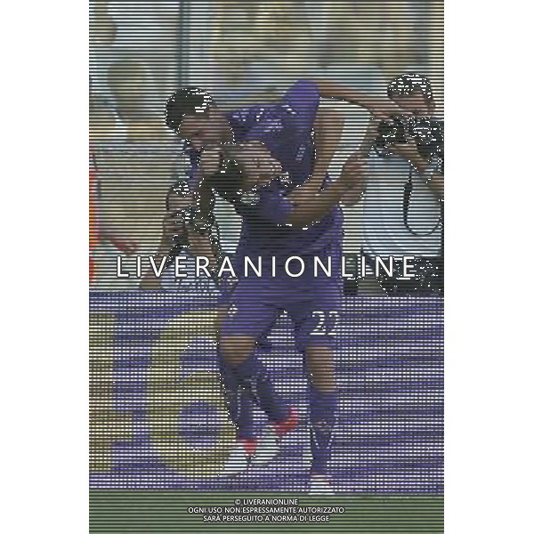 FIRENZE, 18 AGOSTO 2012 COPPA ITALIA TIM CUP 2012 2013 FIORENTINA NOVARA NELLA FOTO: ESULTANZA PASQUAL E LJAJIC FOTO STEFANO D\'ERRICO/AG. ALDO LIVERANI S.A.S. AG ALDO LIVERANI S A S