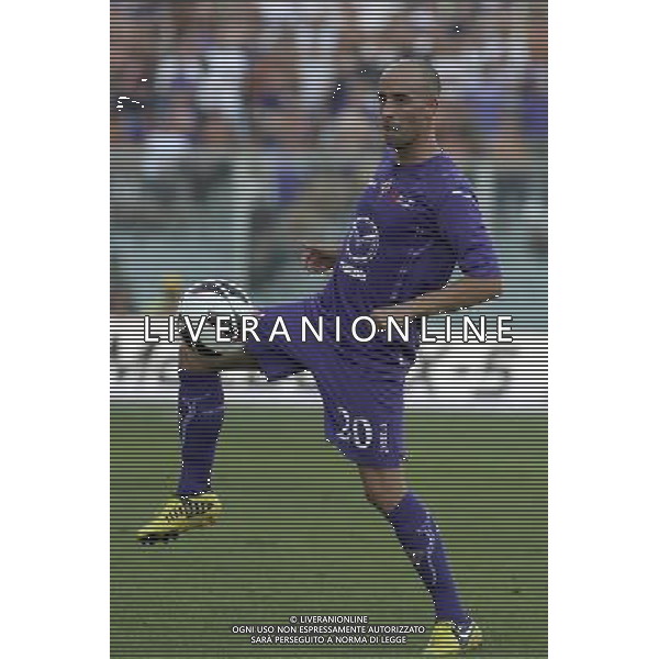FIRENZE, 18 AGOSTO 2012 COPPA ITALIA TIM CUP 2012 2013 FIORENTINA NOVARA NELLA FOTO: BORJA VALERO FOTO STEFANO D\'ERRICO/AG. ALDO LIVERANI S.A.S. AG ALDO LIVERANI S A S