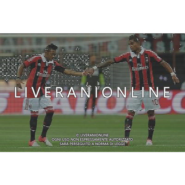 Trofeo Luigi Berlusconi 2012 Milano - 19.08.2012 Milan-Juventus Nella Foto:robinho esulta dopo il gol con boateng /Ph.Vitez-Ag. Aldo Liverani