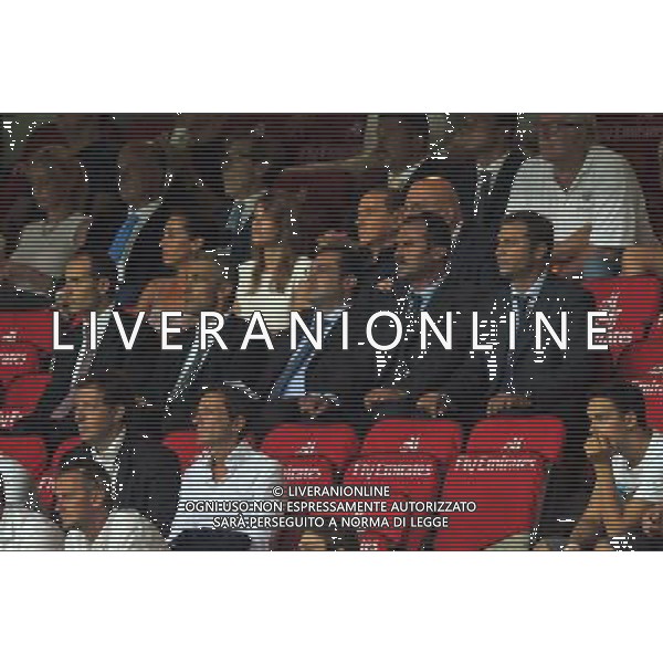 MILANO, 19-08-2012 / Œ©FOTO GIORGIO RAVEZZANI TROFEO LUIGI BERLUSCONI MILAN-JUVENTUS NELLA FOTO: BARBARA E SILVIO BERLUSCONI AGENZIA ALDO LIVERANI SAS