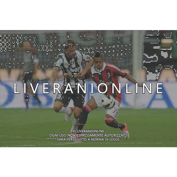 MILANO, 19-08-2012 / Œ©FOTO GIORGIO RAVEZZANI TROFEO LUIGI BERLUSCONI MILAN-JUVENTUS NELLA FOTO: MARCHISIO - ROBINHO AGENZIA ALDO LIVERANI SAS