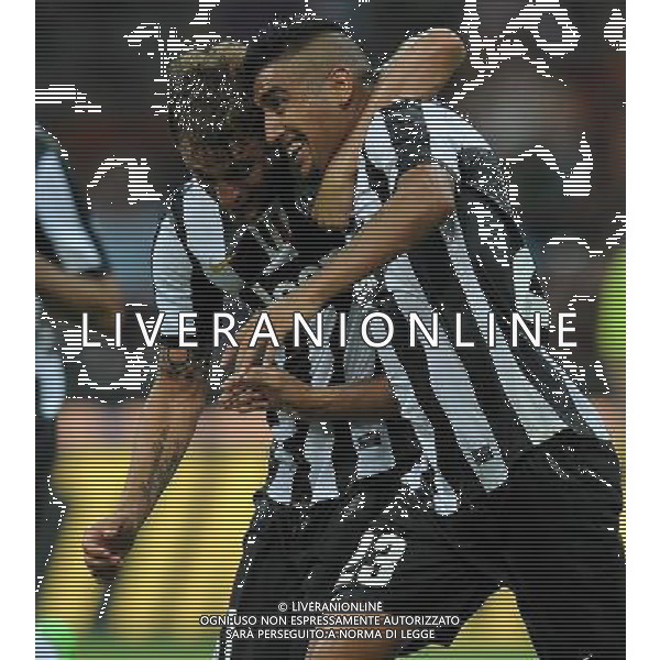 Trofeo Luigi Berlusconi 2012 Milano - 19.08.2012 Milan-Juventus Nella Foto:vidal esulta con marchisio /Ph.Vitez-Ag. Aldo Liverani