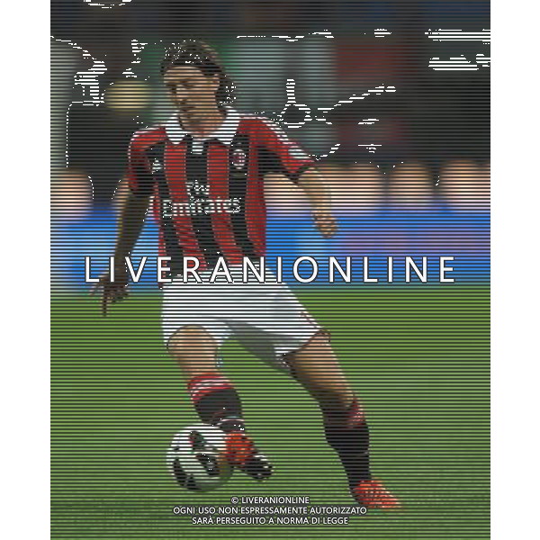 MILANO, 19-08-2012 / ©FOTO GIORGIO RAVEZZANI TROFEO LUIGI BERLUSCONI MILAN-JUVENTUS NELLA FOTO: RICCARDO MONTOLIVO AG ALDO LIVERANI S A S