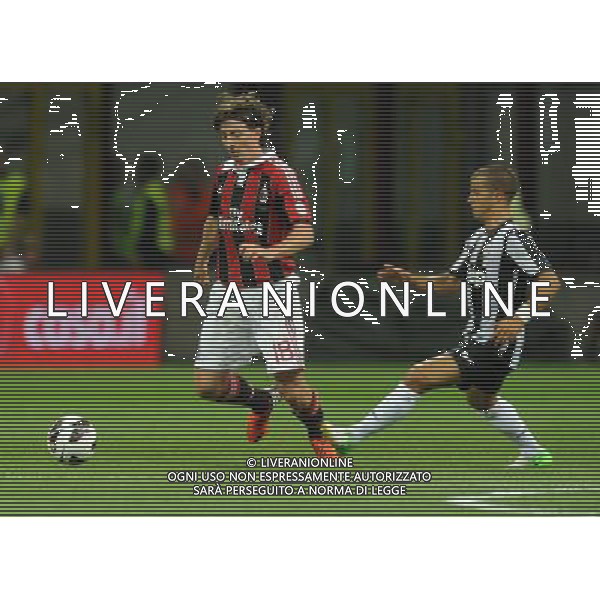 MILANO, 19-08-2012 / ©FOTO GIORGIO RAVEZZANI TROFEO LUIGI BERLUSCONI MILAN-JUVENTUS NELLA FOTO: RICCARDO MONTOLIVO - SEBASTIAN GIOVINCO AG ALDO LIVERANI S A S