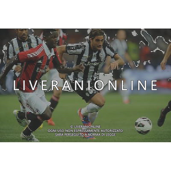 MILANO, 19-08-2012 / ©FOTO GIORGIO RAVEZZANI TROFEO LUIGI BERLUSCONI MILAN-JUVENTUS NELLA FOTO: CRISTIAN ZAPATA - ALESSANDRO MATRI AG ALDO LIVERANI S A S