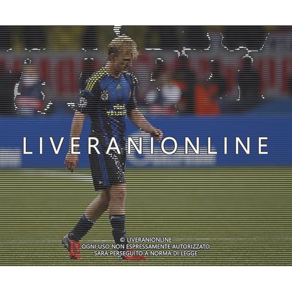 Champions League qualifying match between Spartak Moscow and Fenerbahce Istanbul at Luzhniki Stadium in Moscow, Russia on 2012/08/21 Match Scored: Spartak Moscow 2 - Fenerbahce 1 Pictured: Dirk Kuyt of Fenerbahce. pilka nozna sezon 2012/2012 liga mistrzow spartak moskwa FOT.SESKIM PHOTO/NEWSPIX.PL TURKEY, GERMANY, AUSTRIA AND UK OUT !!! --- Newspix.pl AG ALDO LIVERANI S A S ONLY ITALY *** Local Caption *** www.newspix.pl mail us: info@newspix.pl call us: 0048 022 23 22 222 --- Polish Picture Agency by Ringier Axel Springer Poland