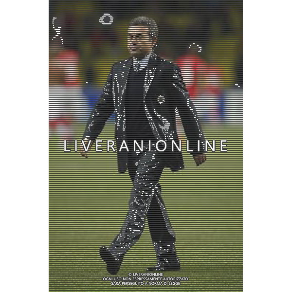 Champions League qualifying match between Spartak Moscow and Fenerbahce Istanbul at Luzhniki Stadium in Moscow, Russia on 2012/08/21 Match Scored: Spartak Moscow 2 - Fenerbahce 1 Pictured: Coach Aykut Kocaman of Fenerbahce. pilka nozna sezon 2012/2012 liga mistrzow spartak moskwa FOT.SESKIM PHOTO/NEWSPIX.PL TURKEY, GERMANY, AUSTRIA AND UK OUT !!! --- Newspix.pl AG ALDO LIVERANI S A S ONLY ITALY *** Local Caption *** www.newspix.pl mail us: info@newspix.pl call us: 0048 022 23 22 222 --- Polish Picture Agency by Ringier Axel Springer Poland