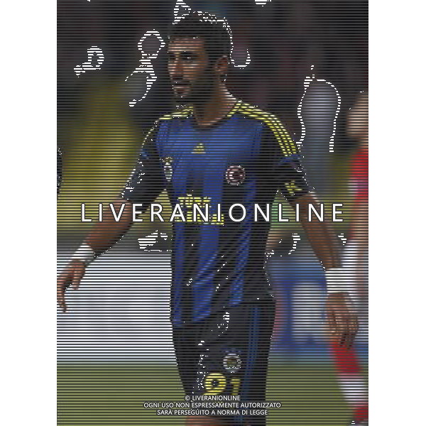 Champions League qualifying match between Spartak Moscow and Fenerbahce Istanbul at Luzhniki Stadium in Moscow, Russia on 2012/08/21 Match Scored: Spartak Moscow 2 - Fenerbahce 1 Pictured: Selcuk Sahin of Fenerbahce. pilka nozna sezon 2012/2012 liga mistrzow spartak moskwa FOT.SESKIM PHOTO/NEWSPIX.PL TURKEY, GERMANY, AUSTRIA AND UK OUT !!! --- Newspix.pl AG ALDO LIVERANI S A S ONLY ITALY *** Local Caption *** www.newspix.pl mail us: info@newspix.pl call us: 0048 022 23 22 222 --- Polish Picture Agency by Ringier Axel Springer Poland