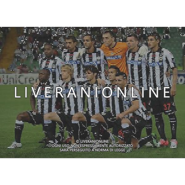 UEFA Champions League 2012/2013 Terzo Turno Preliminare Udine - 28.08.2012 Udinese-Sporting Braga Nella Foto:Udinese Squadra Formazione /Ph.Vitez-Ag. Aldo Liverani