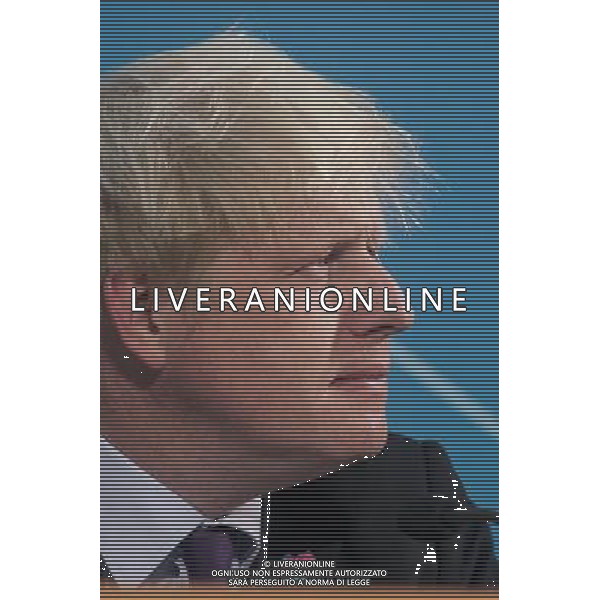 Mayor of London, Mr Boris Johnson speaks during a press-conference on the Paralympic security and transport readiness at The London Media Centre. PHOTOSHOT/AG ALDO LIVERANI SAS ITALY ONLY -