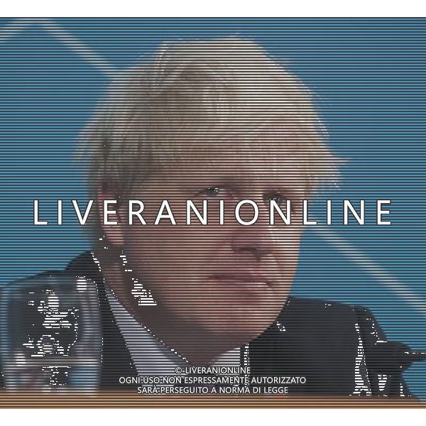Mayor of London, Mr Boris Johnson speaks during a press-conference on the Paralympic security and transport readiness at The London Media Centre. PHOTOSHOT/AG ALDO LIVERANI SAS ITALY ONLY -