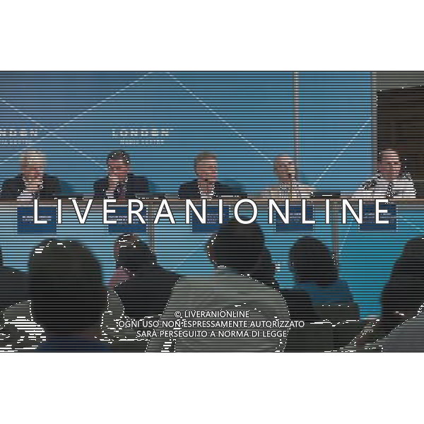 Mayor of London, Mr Boris Johnson speaks during a press-conference on the Paralympic security and transport readiness at The London Media Centre. PHOTOSHOT/AG ALDO LIVERANI SAS ITALY ONLY -