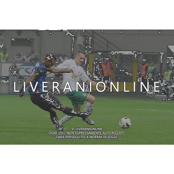 MILANO, 30-08-2012 / Â©FOTO GIORGIO RAVEZZANI PRELIMINARE EUROPA LEAGUE INTER-VASLUI NELLA FOTO: GOAL FREDY GUARIN Ag. Aldo Liverani