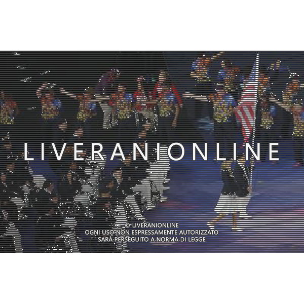 Performers in the Olympic Stadium during the opening ceremony of the London 2012 Paralympic Games, London, Britain, 29 August 2012. The London 2012 Paralympic Games run through the closing ceremony on 09 September. /photoshot/AG ALDO LIVERANI SAS ITALY ONLY -