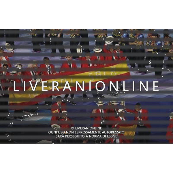 Performers in the Olympic Stadium during the opening ceremony of the London 2012 Paralympic Games, London, Britain, 29 August 2012. The London 2012 Paralympic Games run through the closing ceremony on 09 September. /photoshot/AG ALDO LIVERANI SAS ITALY ONLY -