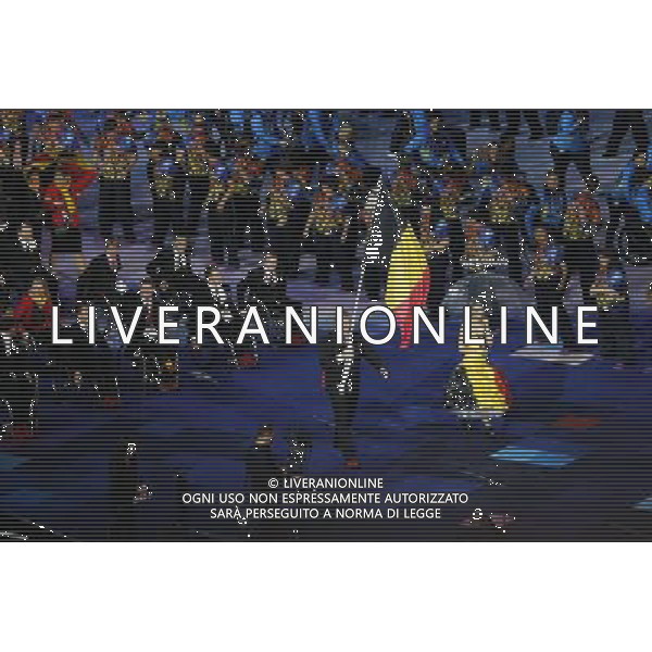 Performers in the Olympic Stadium during the opening ceremony of the London 2012 Paralympic Games, London, Britain, 29 August 2012. The London 2012 Paralympic Games run through the closing ceremony on 09 September. /photoshot/AG ALDO LIVERANI SAS ITALY ONLY -