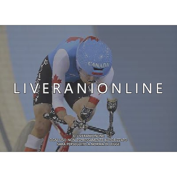 (120831) -- LONDON, Aug. 31, 2012 () -- Jaye Milley of Canada competes during the men\'s individual C1-2-3 1km time trial of the Cycling Track event at London 2012 Paralympic Games in London, Aug. 30, 2012. (/Wu Wei) /photoshot/AG ALDO LIVERANI SAS ITALY ONLY -
