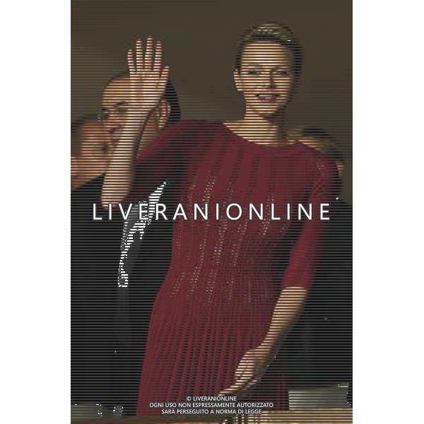 UEFA Supercup 2012 Montecarlo - 31.08.2012 Chelsea-Atletico Madrid Nella Foto:principessa CharlÃ¨ne Lynette Wittstock /Ph.Vitez-Ag. Aldo Liverani