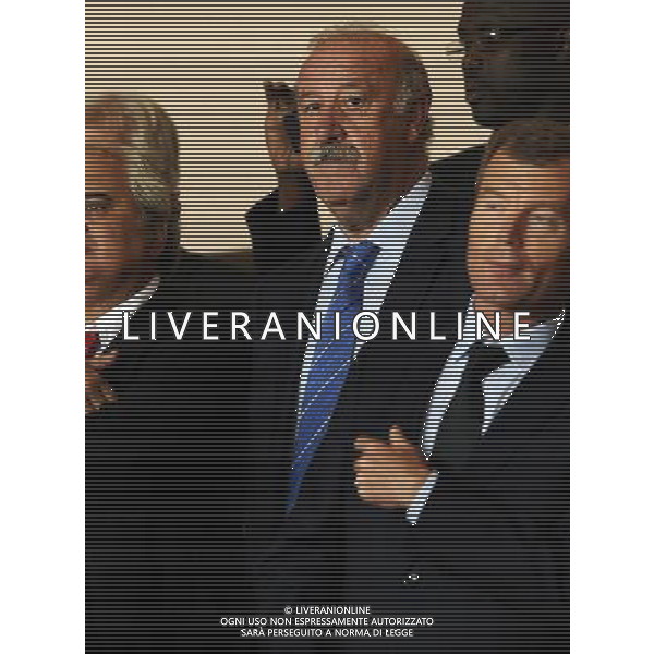 UEFA Supercup 2012 Montecarlo - 31.08.2012 Chelsea-Atletico Madrid Nella Foto:del bosque /Ph.Vitez-Ag. Aldo Liverani