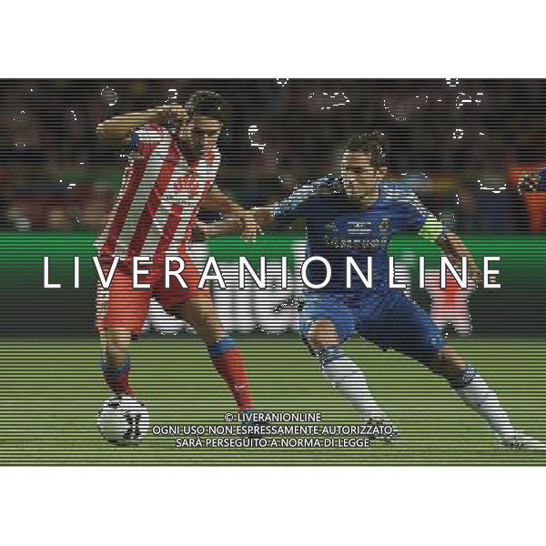UEFA Supercup 2012 Montecarlo - 31.08.2012 Chelsea-Atletico Madrid Nella Foto:koke-lampard /Ph.Vitez-Ag. Aldo Liverani