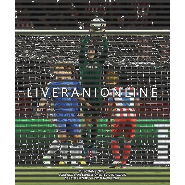 UEFA Supercup 2012 Montecarlo - 31.08.2012 Chelsea-Atletico Madrid Nella Foto:cech /Ph.Vitez-Ag. Aldo Liverani