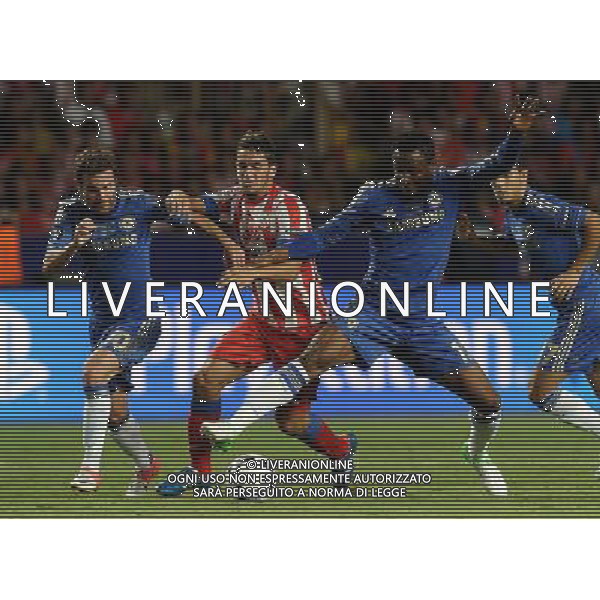 UEFA Supercup 2012 Montecarlo - 31.08.2012 Chelsea-Atletico Madrid Nella Foto:mikel mata koke /Ph.Vitez-Ag. Aldo Liverani