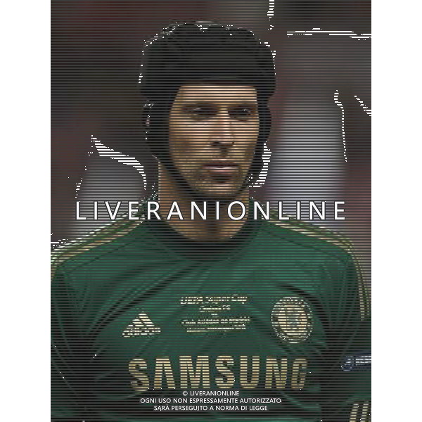 UEFA Supercup 2012 Montecarlo - 31.08.2012 Chelsea-Atletico Madrid Nella Foto:Cech Petr /Ph.Vitez-Ag. Aldo Liverani