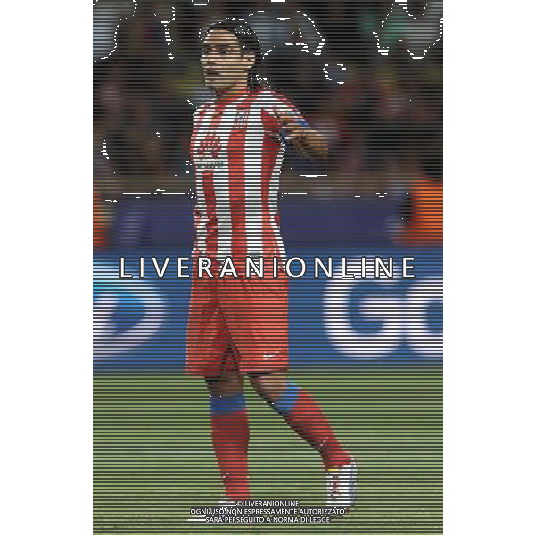 UEFA Supercup 2012 Montecarlo - 31.08.2012 Chelsea-Atletico Madrid Nella Foto:Falcao /Ph.Vitez-Ag. Aldo Liverani