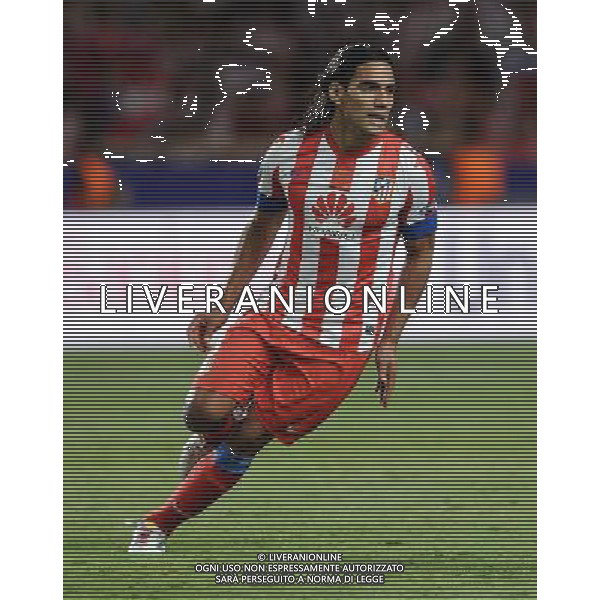 UEFA Supercup 2012 Montecarlo - 31.08.2012 Chelsea-Atletico Madrid Nella Foto:Falcao /Ph.Vitez-Ag. Aldo Liverani