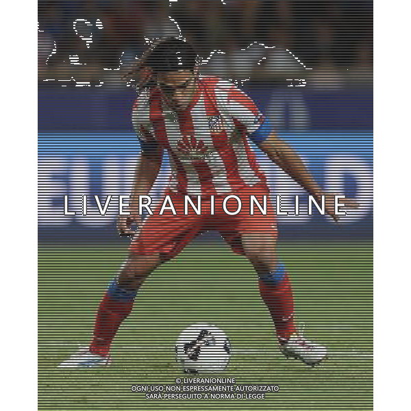 UEFA Supercup 2012 Montecarlo - 31.08.2012 Chelsea-Atletico Madrid Nella Foto:Falcao /Ph.Vitez-Ag. Aldo Liverani