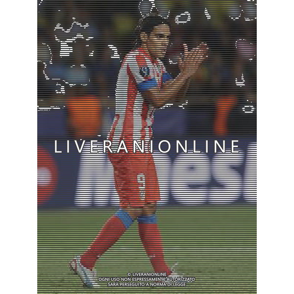 UEFA Supercup 2012 Montecarlo - 31.08.2012 Chelsea-Atletico Madrid Nella Foto:Falcao /Ph.Vitez-Ag. Aldo Liverani