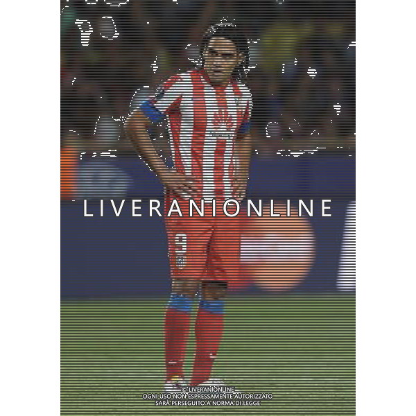 UEFA Supercup 2012 Montecarlo - 31.08.2012 Chelsea-Atletico Madrid Nella Foto:Falcao /Ph.Vitez-Ag. Aldo Liverani