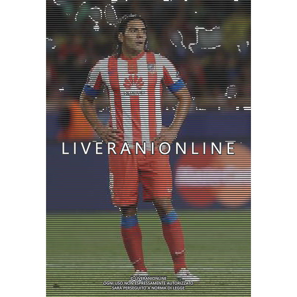 UEFA Supercup 2012 Montecarlo - 31.08.2012 Chelsea-Atletico Madrid Nella Foto:Falcao /Ph.Vitez-Ag. Aldo Liverani