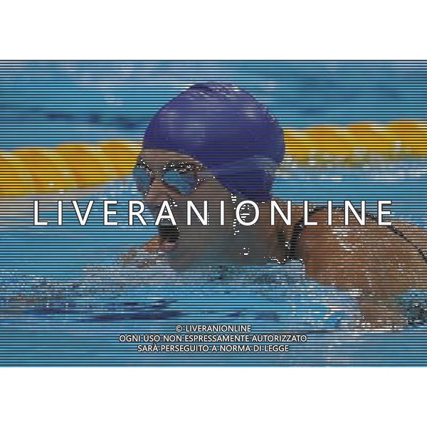 (120901) -- LONDON, Sept. 1, 2012 () -- Gold medalist Natalia Prologaieva of Ukraine competes during the women\'s 200m individual medley SM5 final at London 2012 Paralympic Games in London, Aug. 31, 2012. (/Yang Shiyao) AG ALDO LIVERANI S A S ONLY ITALY