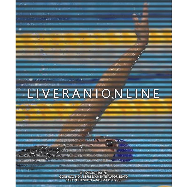 (120901) -- LONDON, Sept. 1, 2012 () -- Gold medalist Natalia Prologaieva of Ukraine competes during the women\'s 200m individual medley SM5 final at London 2012 Paralympic Games in London, Aug. 31, 2012. (/Yang Shiyao) AG ALDO LIVERANI S A S ONLY ITALY
