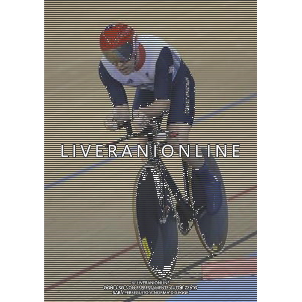 (120901) -- LONDON, Sept. 1, 2012 () -- Gold medalist Mark Lee Colbourne of Britain competes during the men\'s individual C1 Pursuit final at London 2012 Paralympic Games in London, Aug. 31, 2012. (/Wu Wei) AG ALDO LIVERANI S A S ONLY ITALY