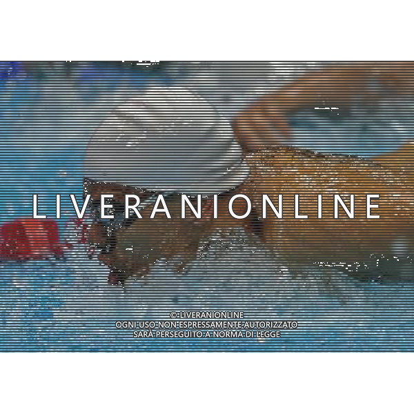 (120902) -- LONDON, Sept. 2, 2012 () -- Andre Brasil of Brazil competes in the Men\'s 100m Butterfly - S10 final, at London 2012 Paralympic Games, in London, Britain, on Sept. 1, 2012. Brasil set a new world record of 56.35 seconds. (/Yang Shiyao) (cc) AG ALDO LIVERANI S A S ONLY ITALY
