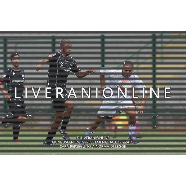 Campionato Lega PRO 2Á Divisione Girone A - 1Á Giornata Casale Monferrato (AL) 2-09-2012 Casale - Milazzo nella foto: Francesco Evola (Milazzo) e a SX Anouar El Kamch (Casale) foto Roberto Garavaglia - ag. Aldo Liverani sas