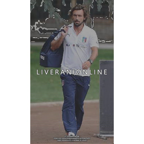 Raduno Nazionale Italiana Firenze - 03.09.2012 Allenamento Nella Foto:pirlo andrea /Ph.Vitez-Ag. Aldo Liverani